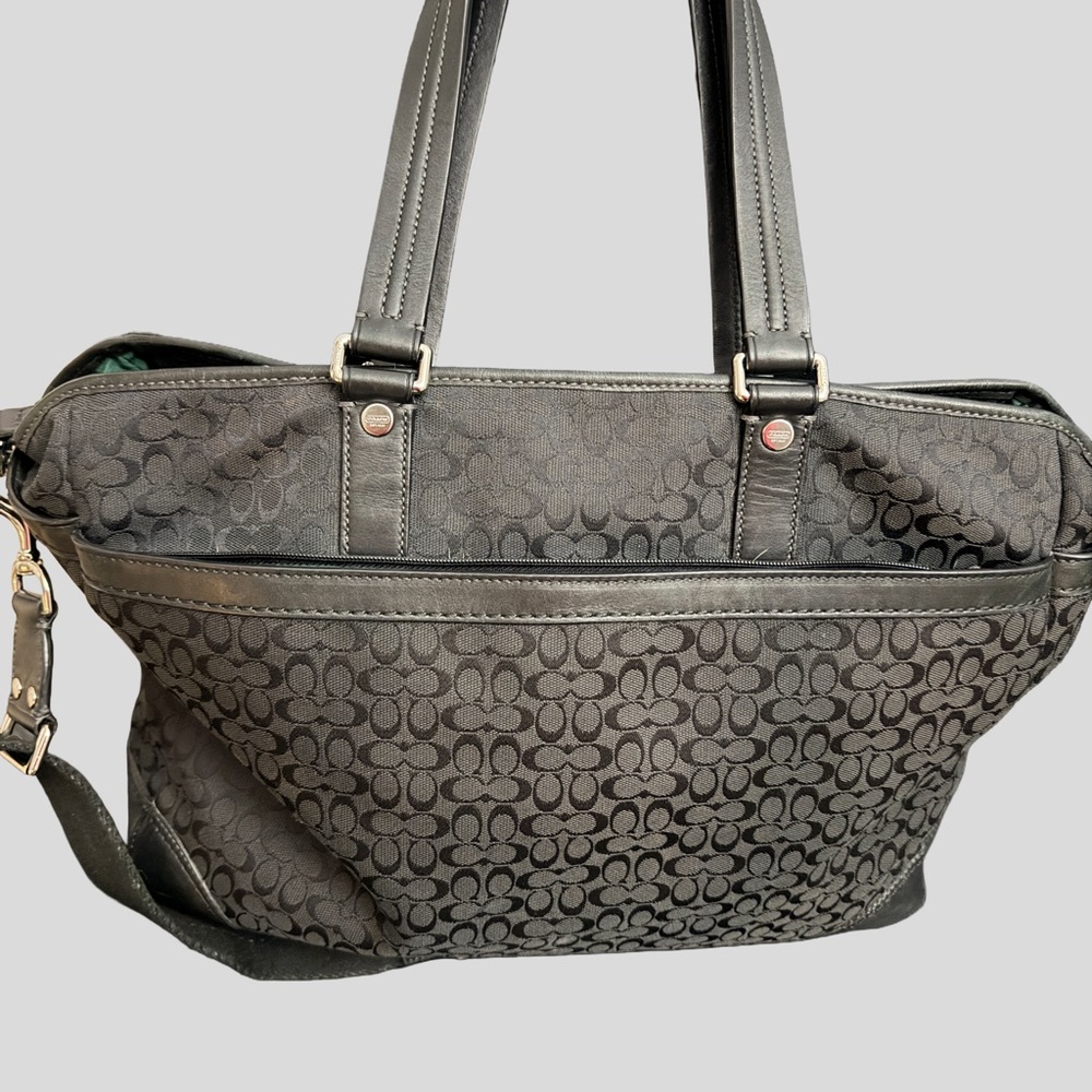 Coach Black Signature Bag - Picture 3 of 5